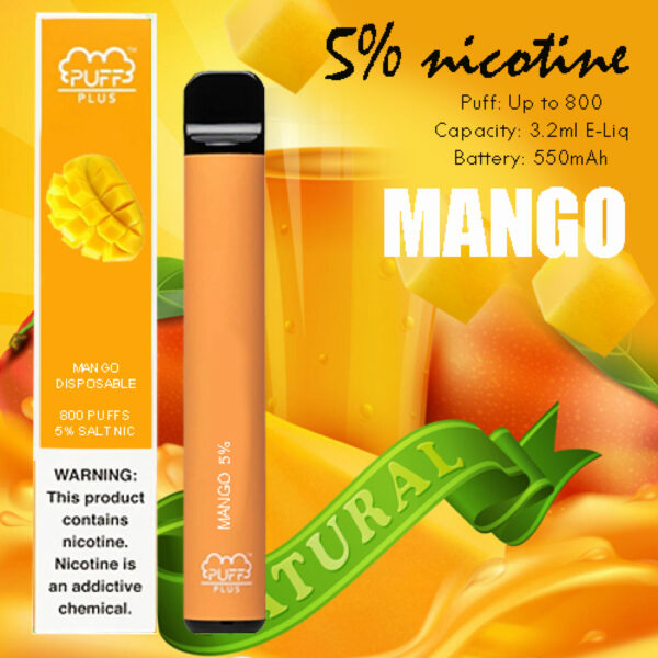 PUFF PLUS Mango Ice 800 puff