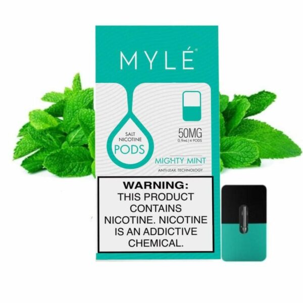 بودات مايلي الاصدار الرابع نعناع MYLE V4 MIGHTY MINT PODS