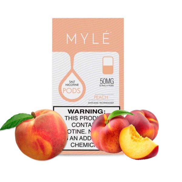 بودات مايلي الاصدار الرابع خوخ MYLE V4 PEACH PODS