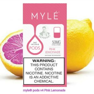 بودات مايلي الاصدار الرابع بنك ليمونيد MYLE V4 Pink Lemonade pods