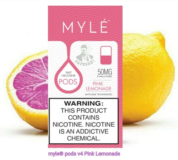 بودات مايلي الاصدار الرابع بنك ليمونيد MYLE V4 Pink Lemonade pods