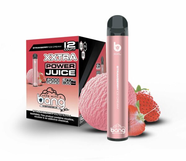 BANG XXL Strawberry Ice  Cream 2000 PUFF