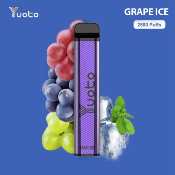 YUOTO 2500 puff GRAPE ICE