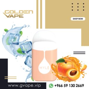 Myle Micro 1000 Puff 50 mg - Peach Ice