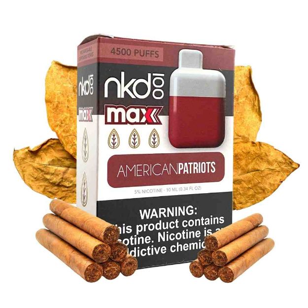 سحبة نيكد أمريكن باترييوت - توباكو NKD 100 MAX American Patriots - tobacco