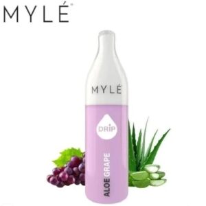 سحبة مايلي دريب نكهة صبار عنب Myle Drip Disposable ALOE GRAPE 2000 Puff