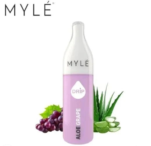 سحبة مايلي دريب نكهة صبار عنب Myle Drip Disposable ALOE GRAPE 2000 Puff