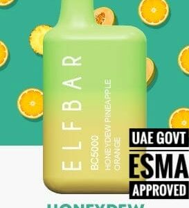 سحبة الف بار 5000 كنتالوب اناناس برتقال elfbar-bc5000-honeydew-pineaple-orange