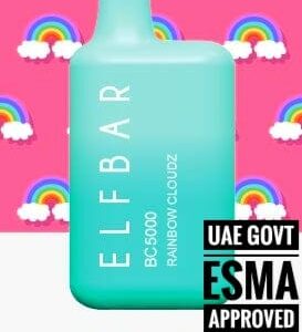 سحبة الف بار 5000 رينبو كلاود ELFBAR BC5000 Rainbow Clouds