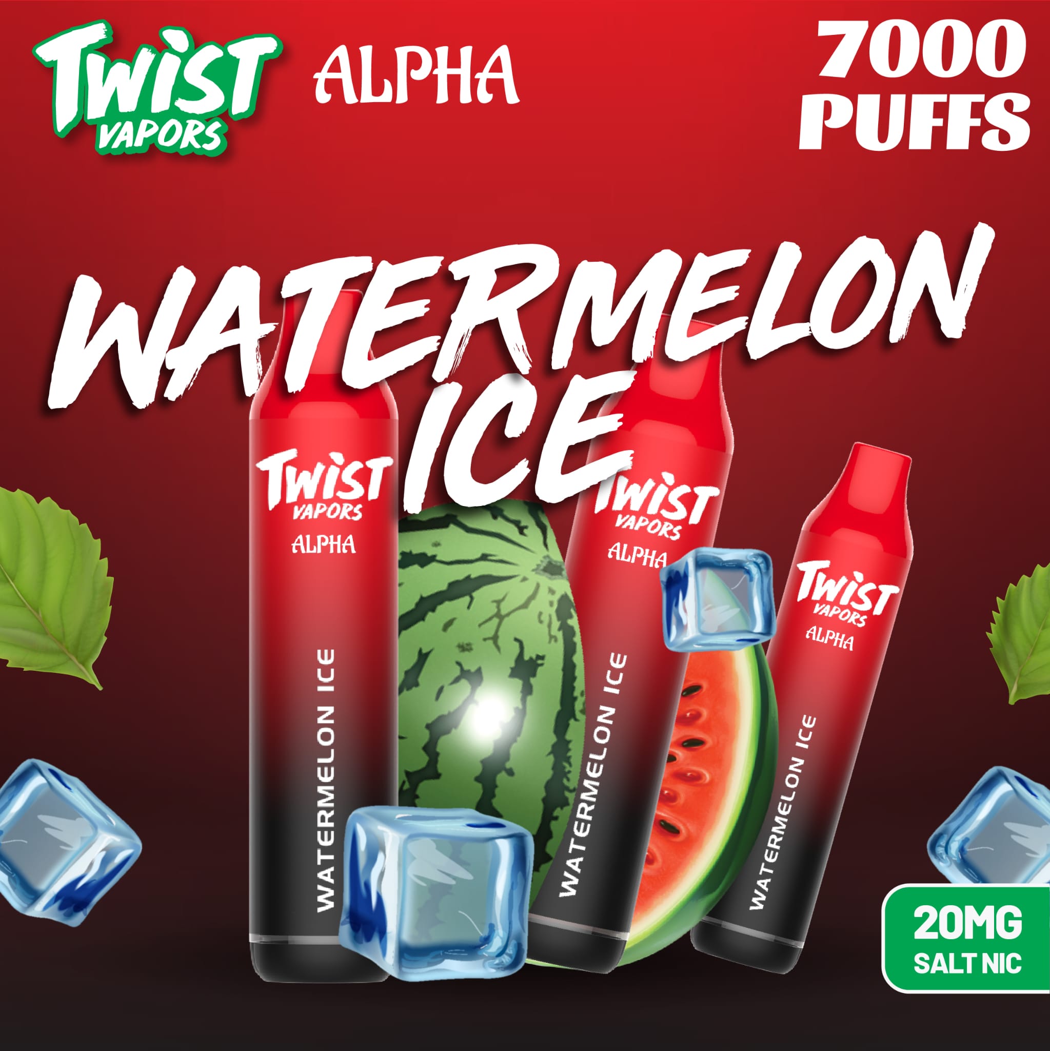 TWIST 7000 puff - Watermelon Ice