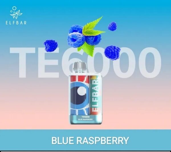 ELF BAR TE6000 DISPOSABLE DEVICE - BLUE RAZZ