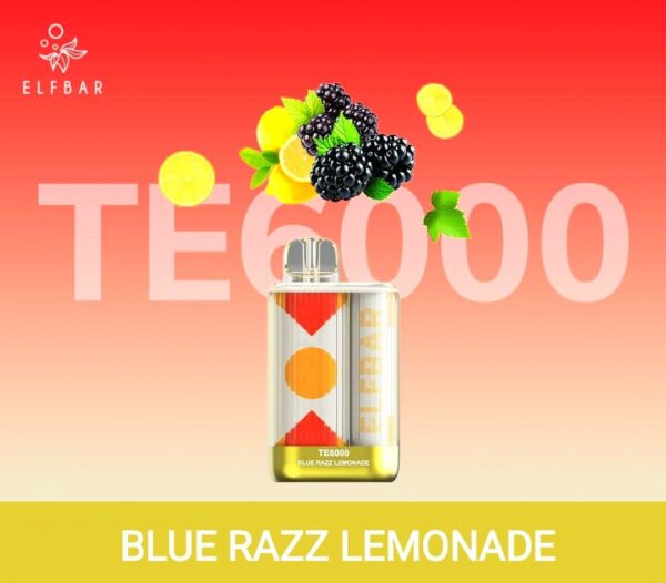 ELF BAR TE6000 DISPOSABLE DEVICE - BLUE RAZZ LEMONADE