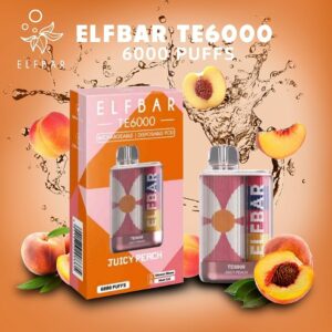 ELF BAR TE6000 DISPOSABLE DEVICE - JUICY PEACH