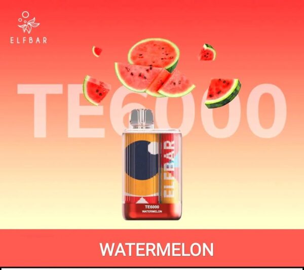 ELF BAR TE6000 DISPOSABLE DEVICE - WATERMELON